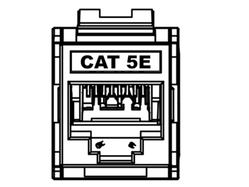Cat5E UTP Jack Module  Tools-free (EU)
