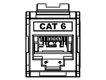 Cat6 UTP Jack Module  Tools-free(EU)