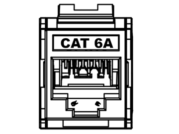 Cat6A UTP Jack Module  Tools-free(EU)